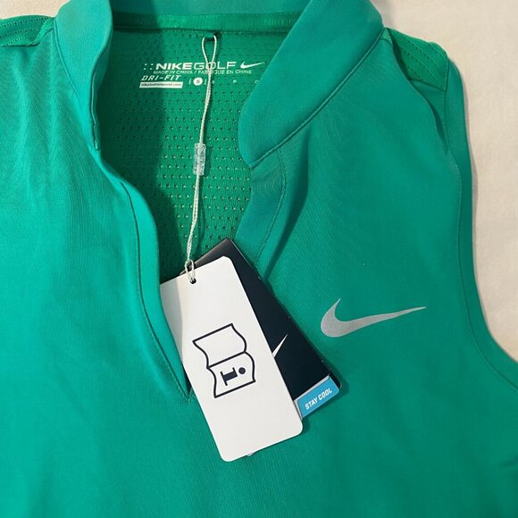 NWT Nike Dri-fit Activewear Athletic Sleeveless Shirt Tennis Golf Top Size Small - Picture 7 of 8